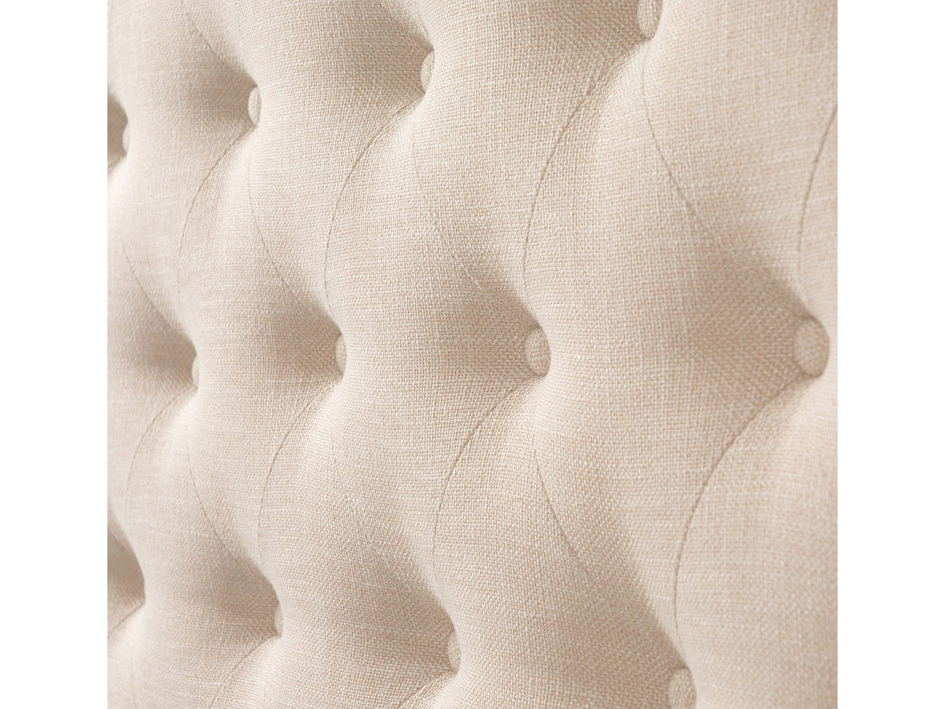 cream Tufted King Bed Fairfield Collection detail image by CorLiving#color_cream