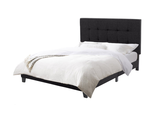 black Queen Panel Bed Ellery Collection product image by CorLiving#color_ellery-black