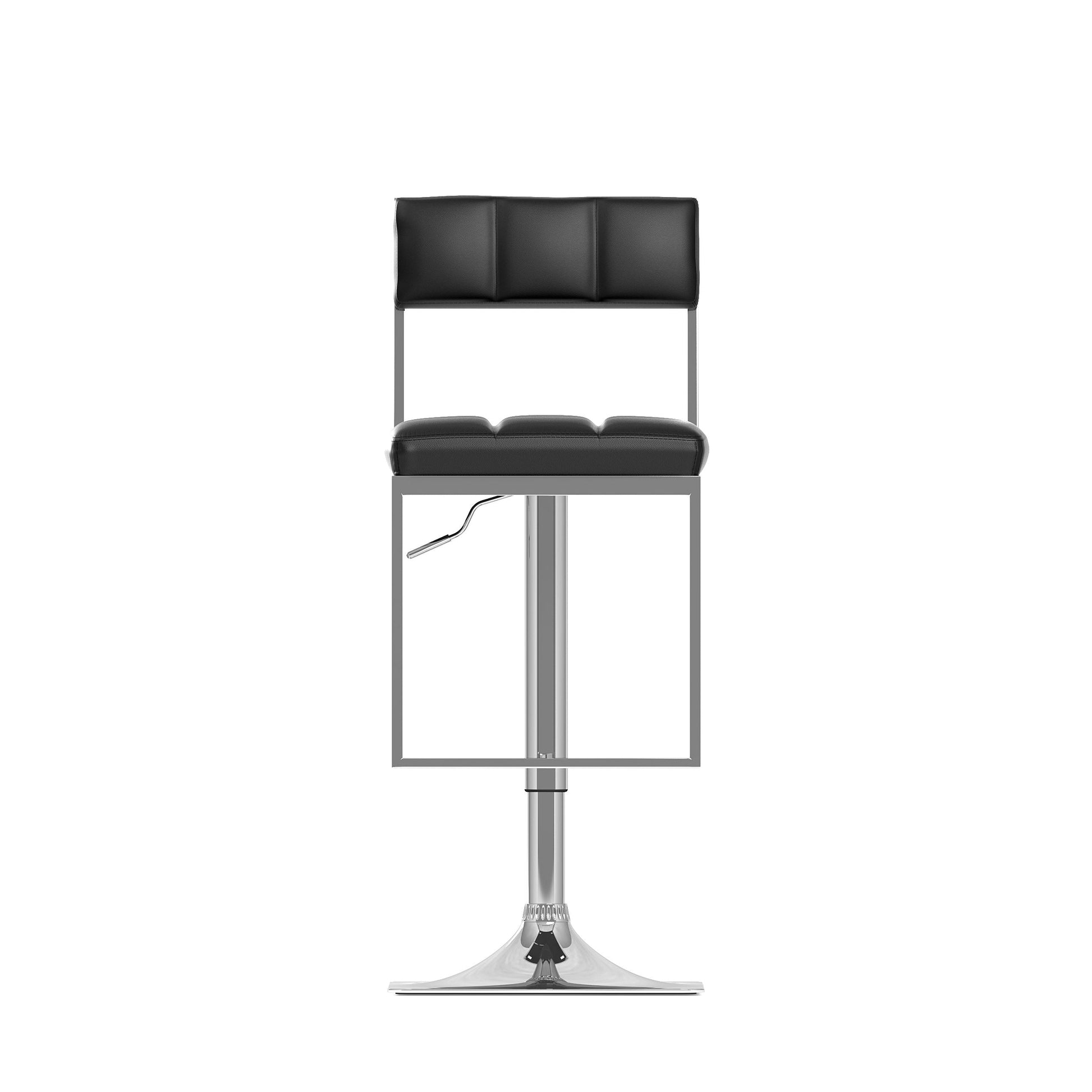 black Bar Stools Set of 2 Riley Collection product image by CorLiving#color_black