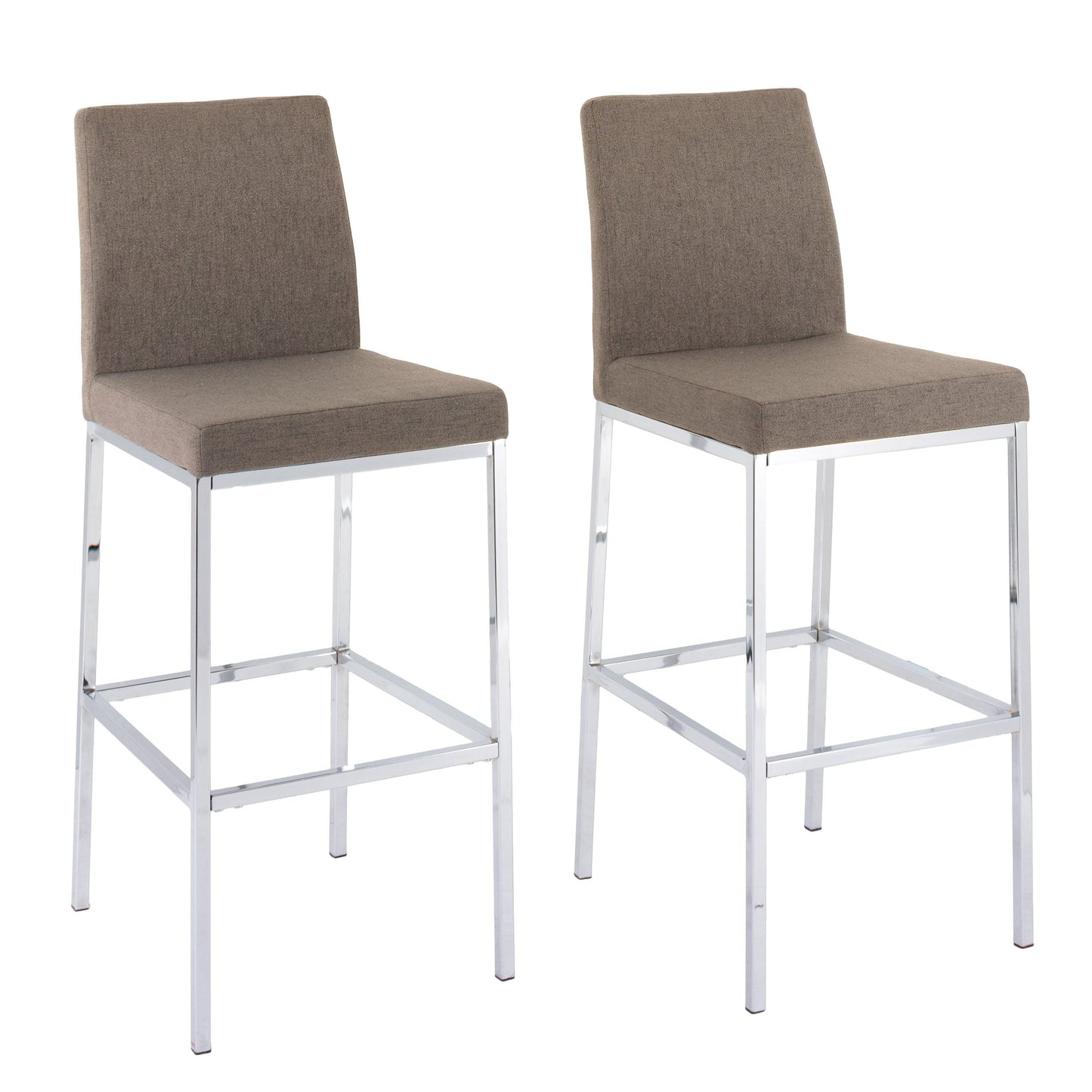 brown Bar Height Bar Stools Set of 2 Huntington Collection product image by CorLiving#color_brown