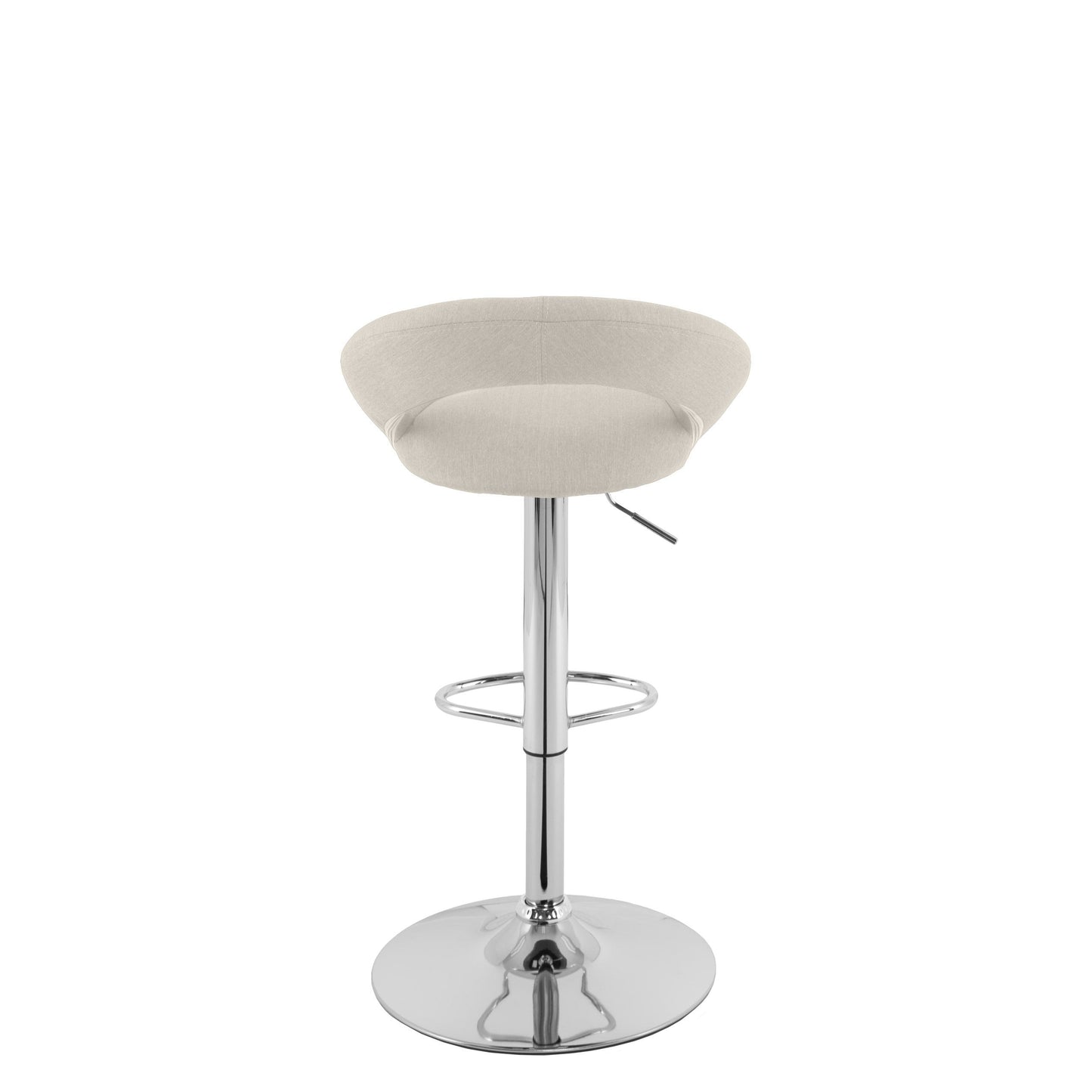 cream Adjustable Bar Stool Set of 2 CorLiving Collection product image by CorLiving#color_cream