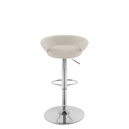 cream Adjustable Bar Stool Set of 2 CorLiving Collection product image by CorLiving#color_cream