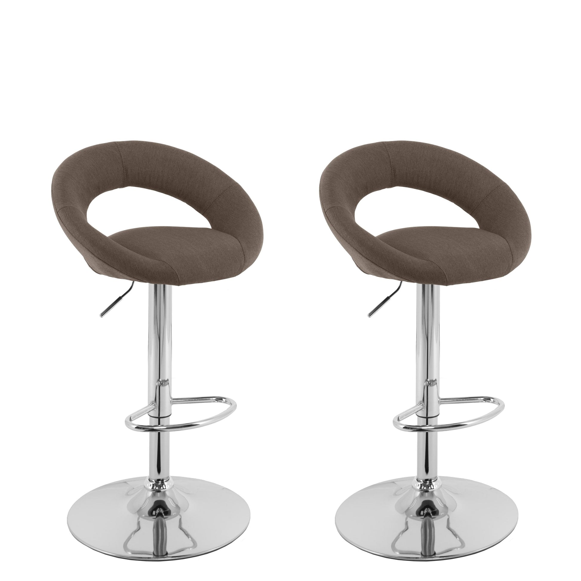 light brown Adjustable Bar Stool Set of 2 CorLiving Collection product image by CorLiving#color_light-brown