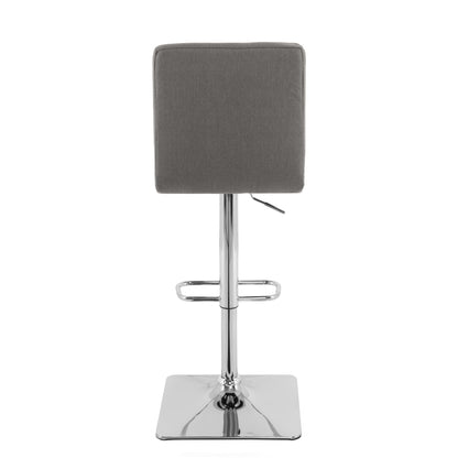 medium grey High Back Bar Stools Set of 2 Quinn Collection product image by CorLiving#color_medium-grey