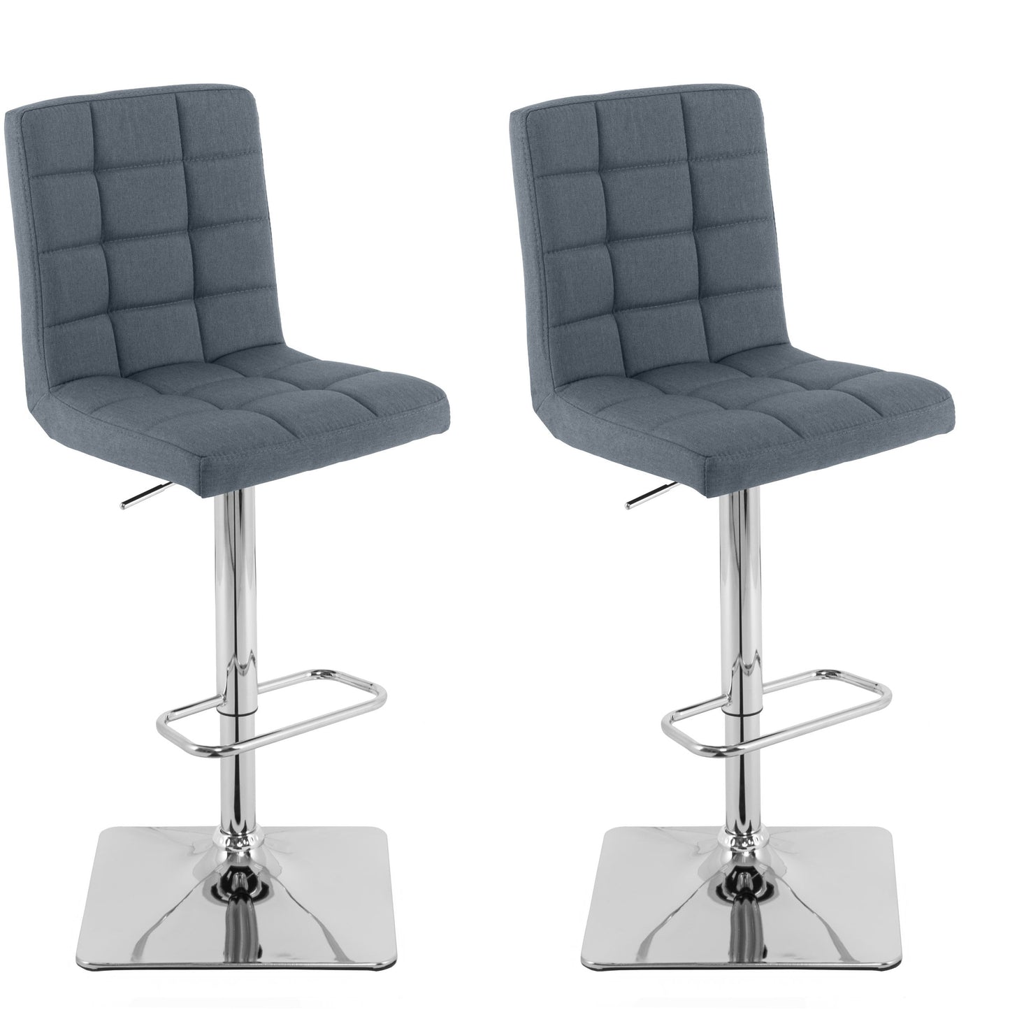 blue grey High Back Bar Stools Set of 2 Quinn Collection product image by CorLiving#color_blue-grey