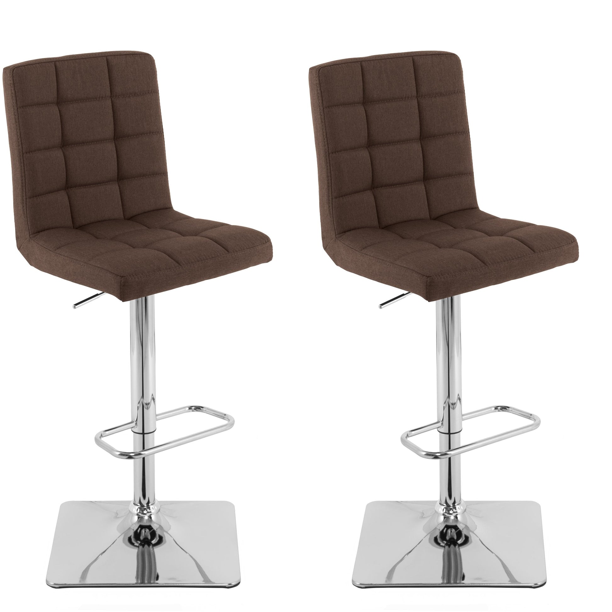 dark brown High Back Bar Stools Set of 2 Quinn Collection product image by CorLiving#color_dark-brown