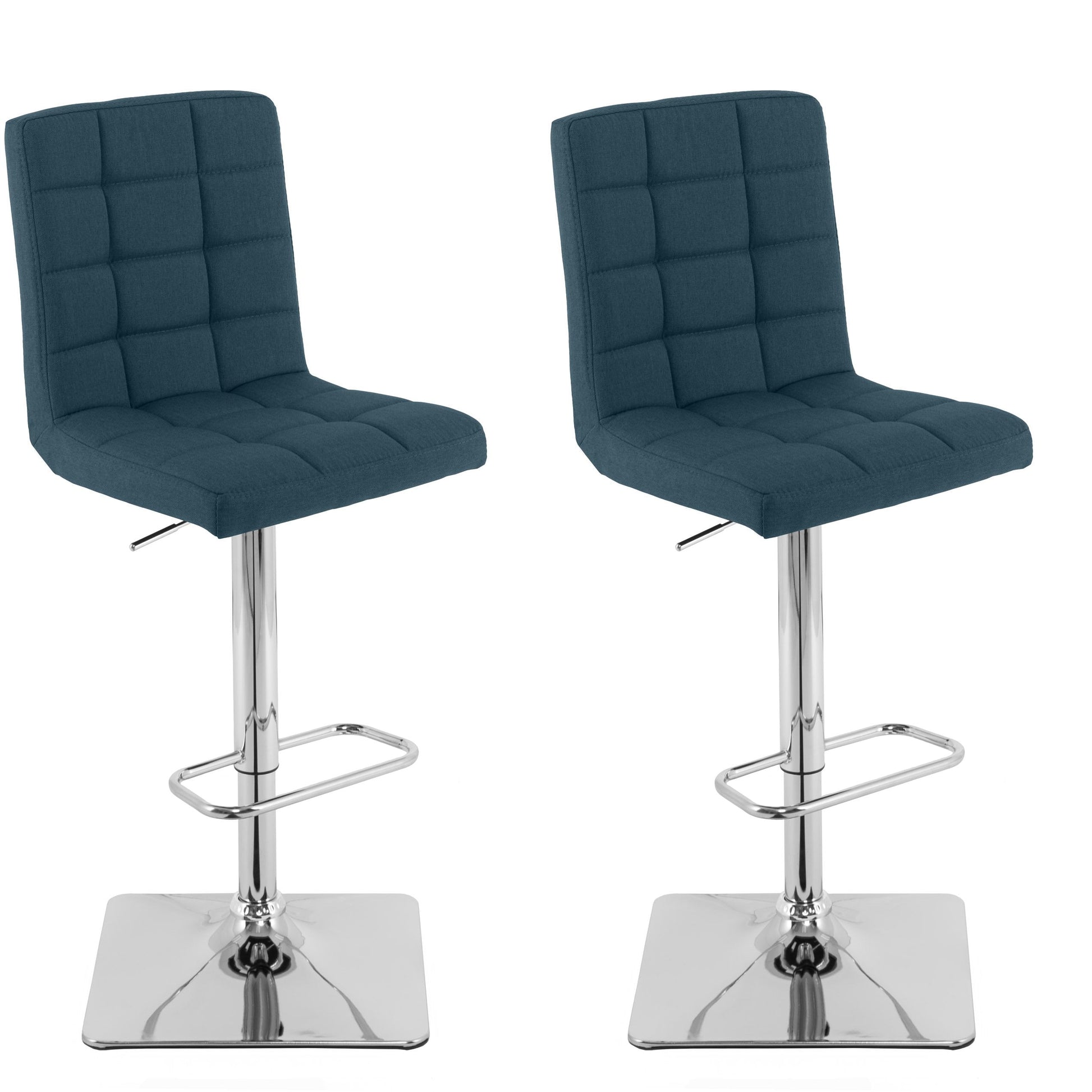 dark blue High Back Bar Stools Set of 2 Quinn Collection product image by CorLiving#color_dark-blue