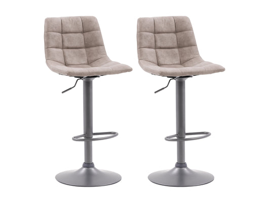 light grey Swivel Bar Stools Set of 2 Palmer Collection product image by CorLiving#color_light-grey