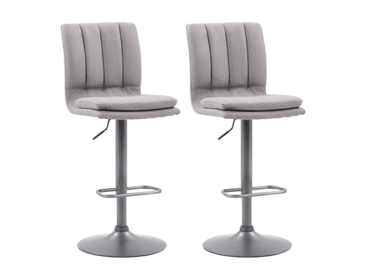 grey Swivel Bar Stools Set of 2 Preston Collection product image by CorLiving#color_grey