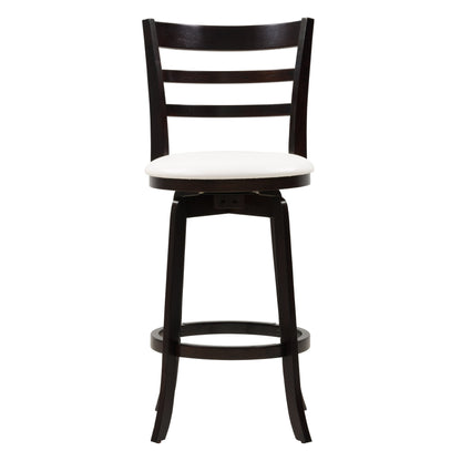 white Wood Bar Stool Bar Height Woodgrove Collection product image by CorLiving#color_white