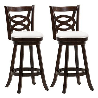 white Wood Bar Stools Bar Height Wren Collection product image by CorLiving#color_white