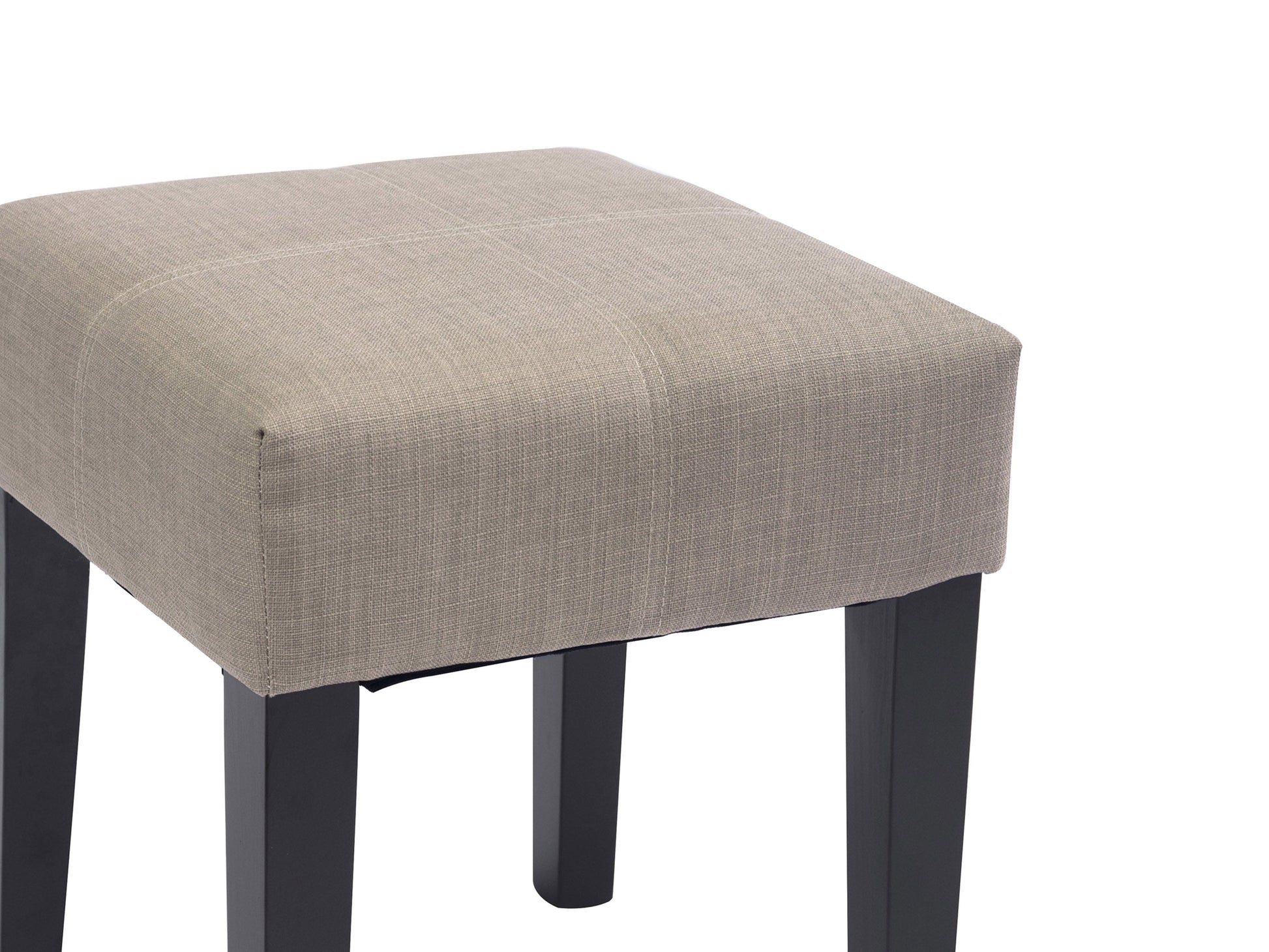 taupe Square Ottoman detail image by CorLiving#color_ottoman-taupe