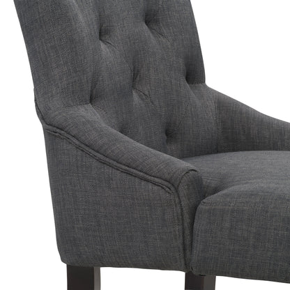 dark grey Accent Chairs Set of 2 Antonio Collection detail image by CorLiving#color_dark-grey