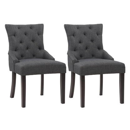 dark grey Accent Chairs Set of 2 Antonio Collection product image by CorLiving#color_dark-grey