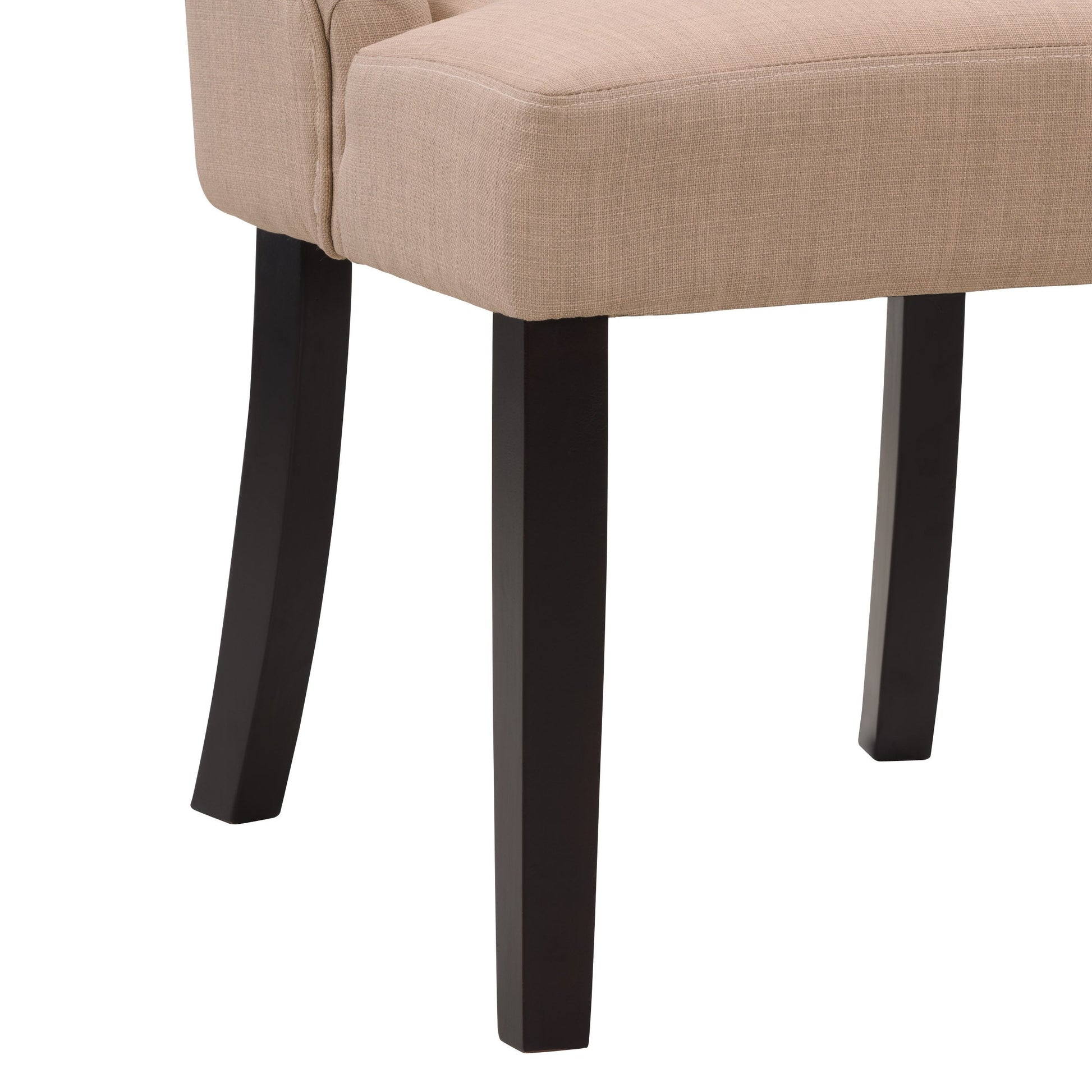 beige Accent Chairs Set of 2 Antonio Collection detail image by CorLiving#color_beige