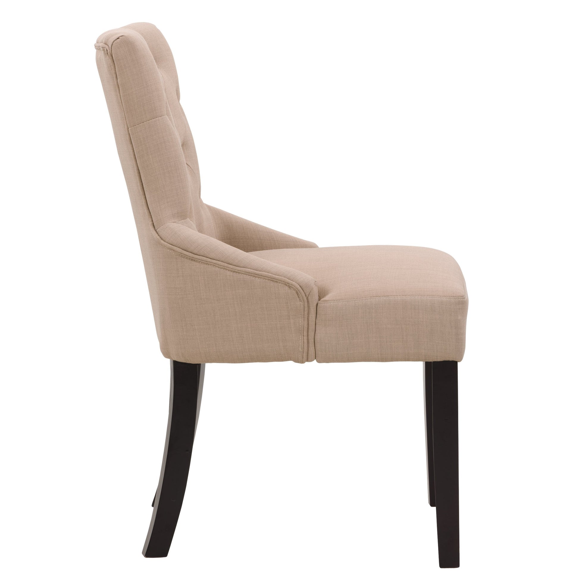 beige Accent Chairs Set of 2 Antonio Collection product image by CorLiving#color_beige