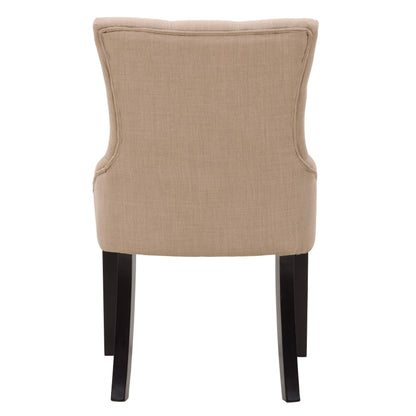 beige Accent Chairs Set of 2 Antonio Collection product image by CorLiving#color_beige