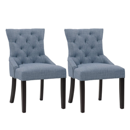 blue grey Accent Chairs Set of 2 Antonio Collection product image by CorLiving#color_blue-grey