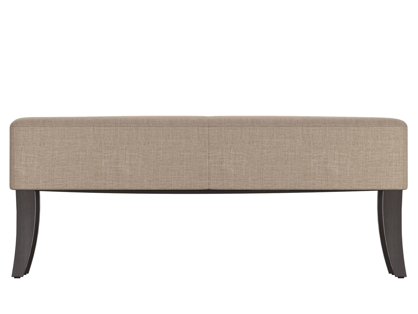 taupe Upholstered Bench Antonio Collection product image by CorLiving#color_antonio-taupe