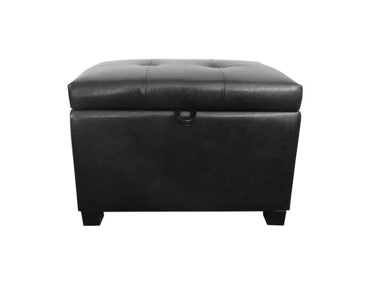 Black Ottoman Antonio Collection product image by CorLiving#color_antonio-black