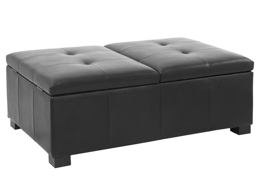 Black Ottoman Antonio Collection product image by CorLiving#color_antonio-black