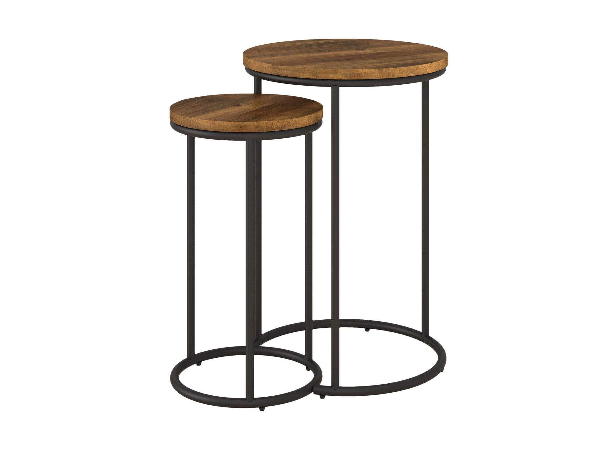 brown Nesting Side Table Fort Worth Collection product image by CorLiving#color_fort-worth-brown-wood