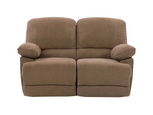 brown Reclining Loveseat Sofa Lea collection product image by CorLiving#color_brown