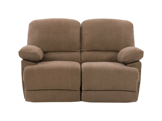 brown Power Reclining Loveseat Sofa Lea collection product image by CorLiving#color_brown