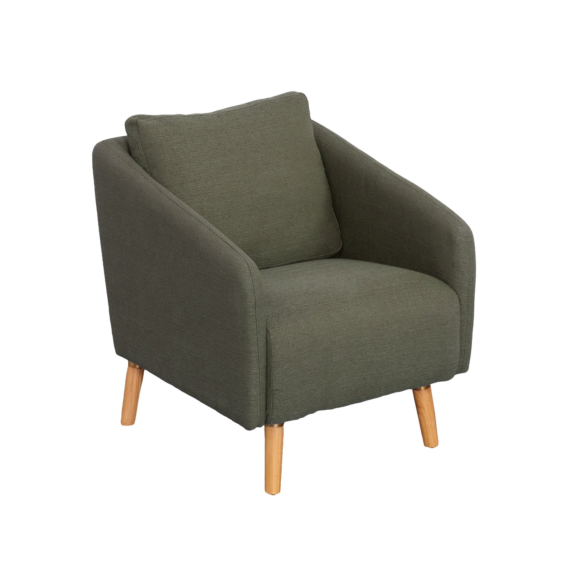 greenish grey Modern Club Chair CorLiving Collection product image by CorLiving#color_greenish-grey