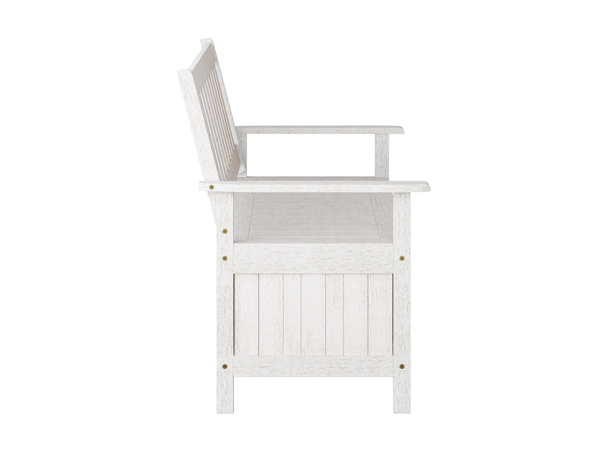 white Wooden Storage Bench Miramar Collection product image by CorLiving#color_miramar-washed-white