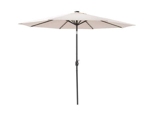 beige led umbrella, tilting Skylight Collection product image CorLiving#color_beige