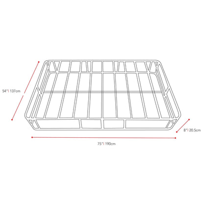 Full / Double Box Spring measurements diagram by CorLiving