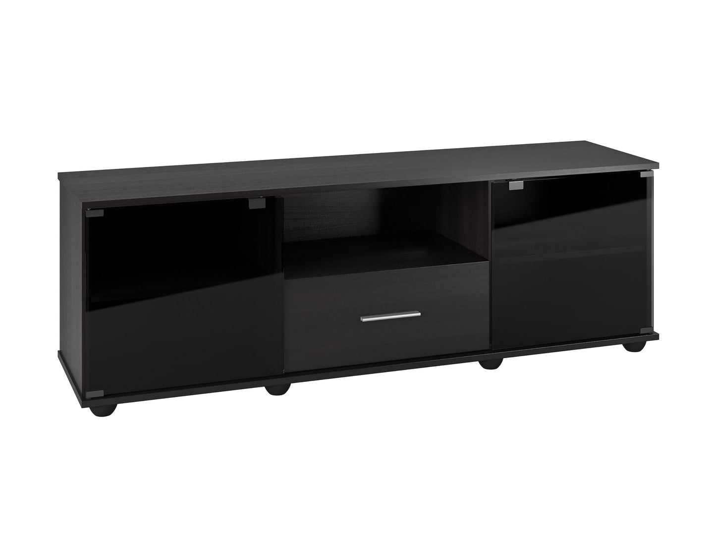 black TV Stand for TVs up to 75" Fernbrook Collection product image by CorLiving#color_black