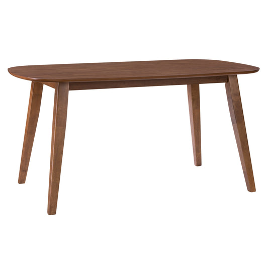 hazelnut Mid Century Modern Dining Table Tiffany Collection product image by CorLiving#color_hazelnut